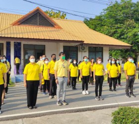 กิจกรรมโครงการเทิดทูนสถาบันชาติ ศาสนา และพระมหากษัตริย์  ทุกวันพุธ