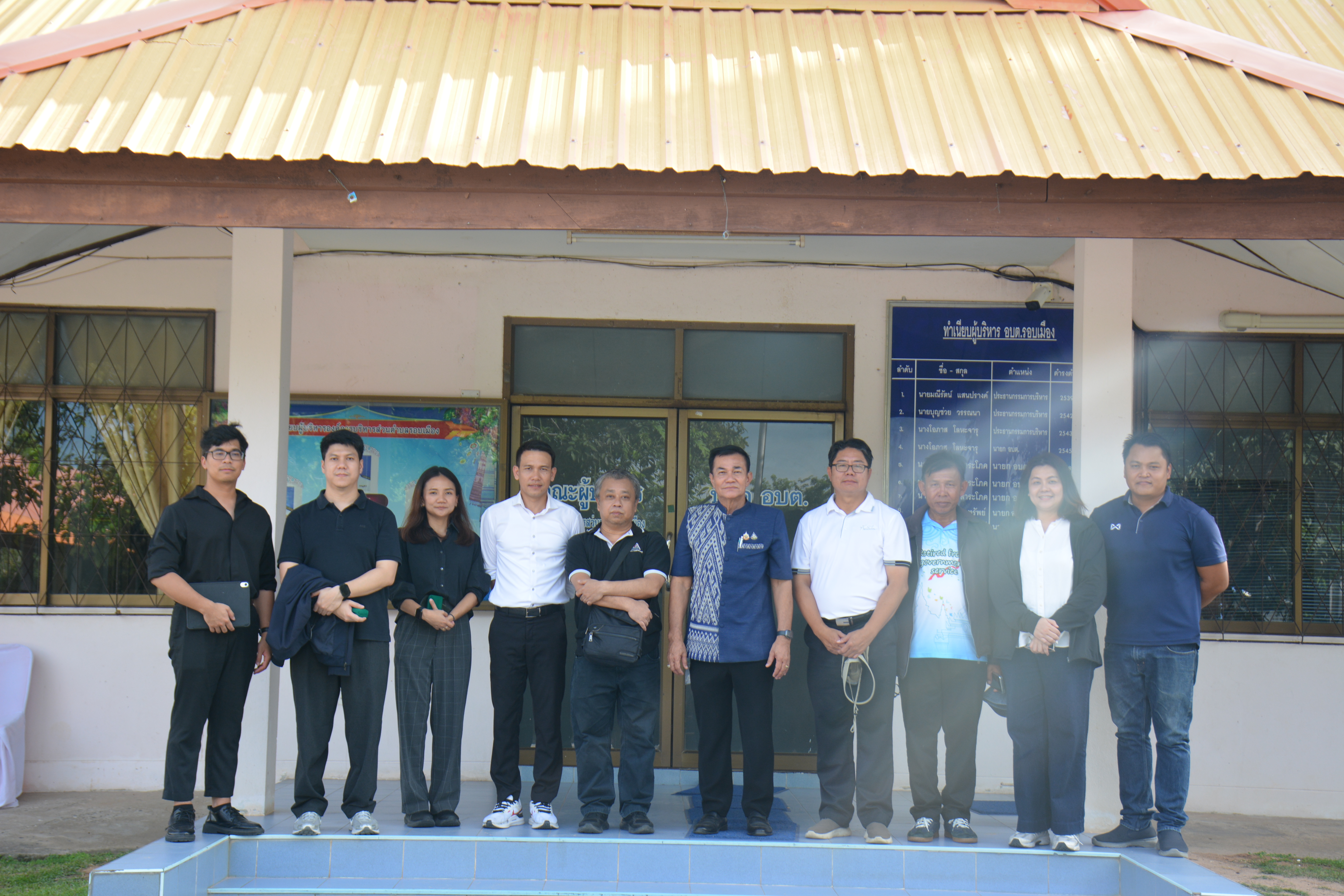อบต.รอบเมือง ต้อนรับคณะสำรวจโครงการพัฒนาพื้นที่กลุ่มจังหวัดภาคตะวันออกเฉียงเหนือตอนกลาง ระยะที่ 4 ผลักดันงบพัฒนา "หนองเม็ก" สู่แลนด์มาร์กพักผ่อนหย่อนใจของประชาชน